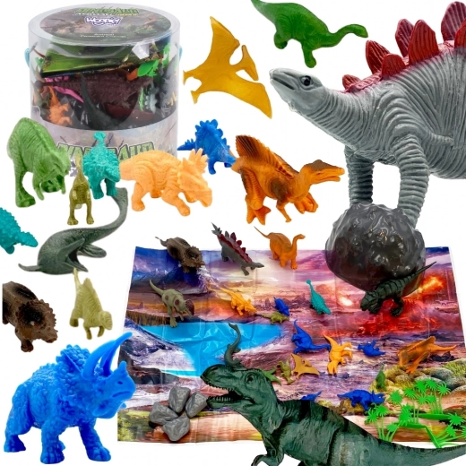 Set di Figure di Dinosauri 34 pcs WOOPIE