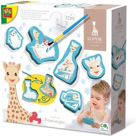 SES Sophie la girafe – acquerelli ad acqua per il bagno