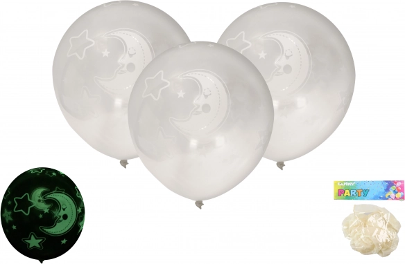 Palloncini 30 cm – set da 6 pz, luminosi al buio