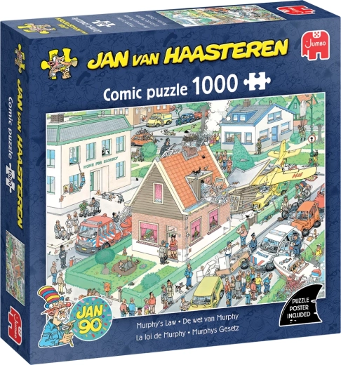 Puzzle Jumbo Jan van Haasteren: Le leggi di Murphy (1000 pezzi)