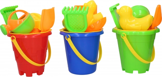 Set colorato per sabbiera 7 pz