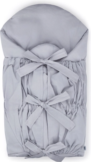Petite&Mars fascia avvolgente Nurse con inserto in cocco grigio chiaro 75 × 75 cm