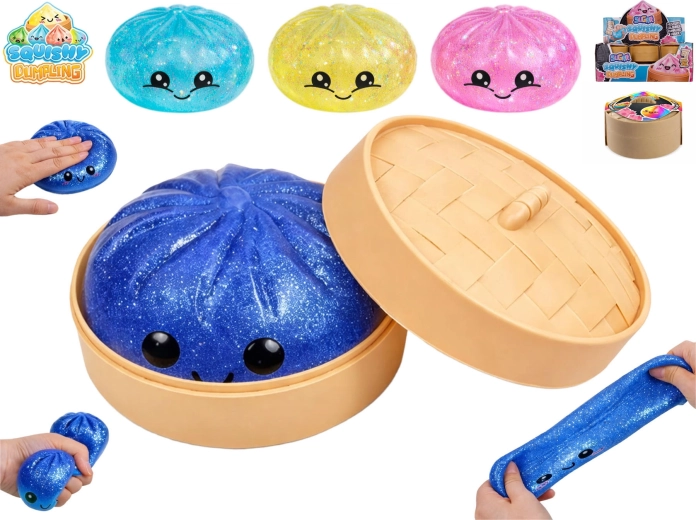 Dumpling squishy antistress sugar 9 cm (mix colori)