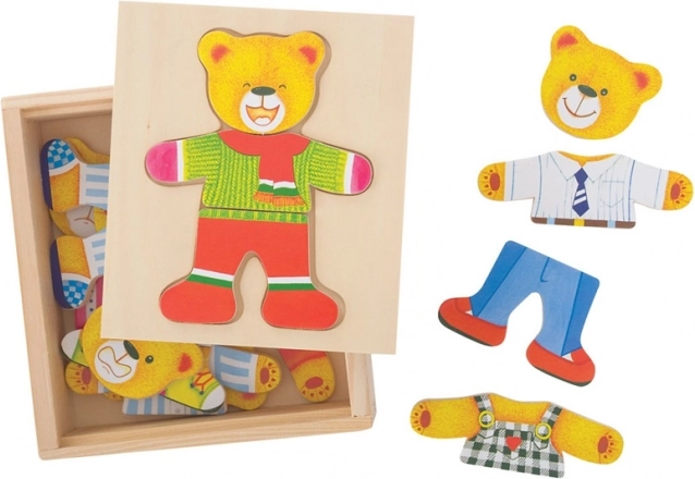 Puzzle da vestire Signor Orso di Bigjigs Toys