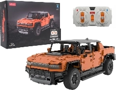 Set di costruzione RC Rastar Hummer EV in scala 1:10, arancione