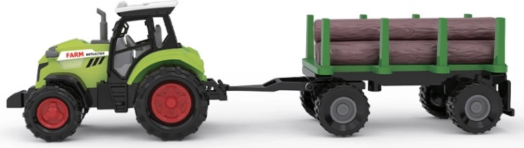 Trattore con rimorchio
