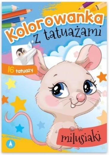 SŁODZIAKOtattoo – album da colorare con tatuaggi lavabili Amori
