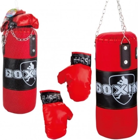 Set da box per bambini Sport Kids con sacco e guantoni