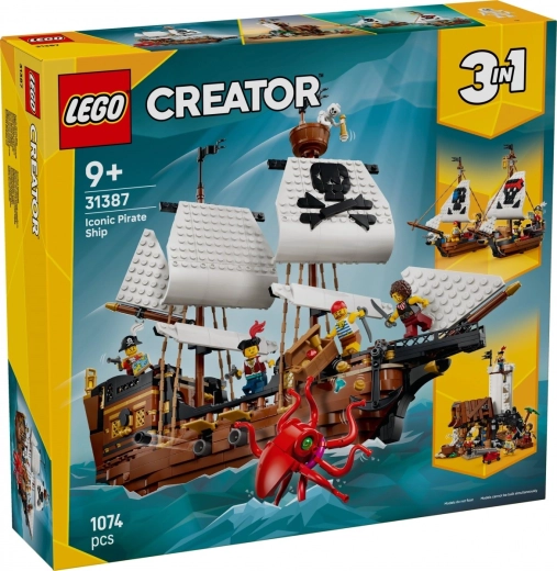 LEGO Creator 3 in 1 leggendaria nave pirata