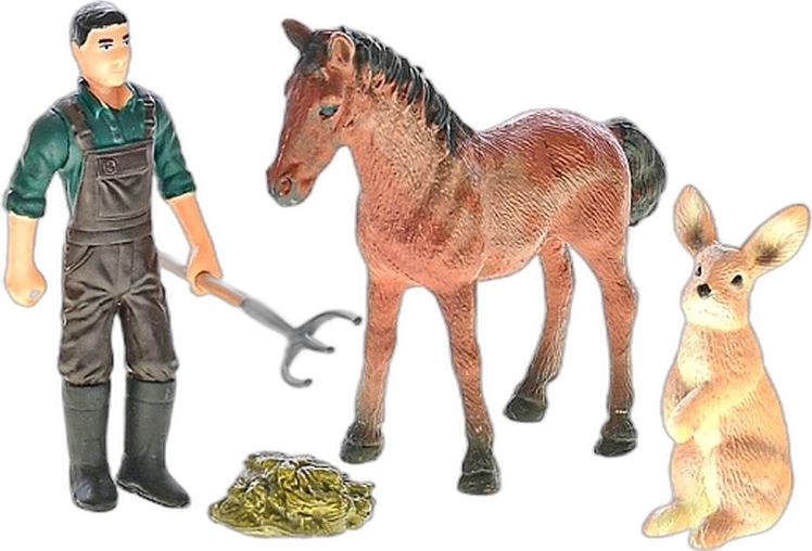 Zoolandia fattoria – set con animaletti e accessori (4 tipi) - 1 pezzo