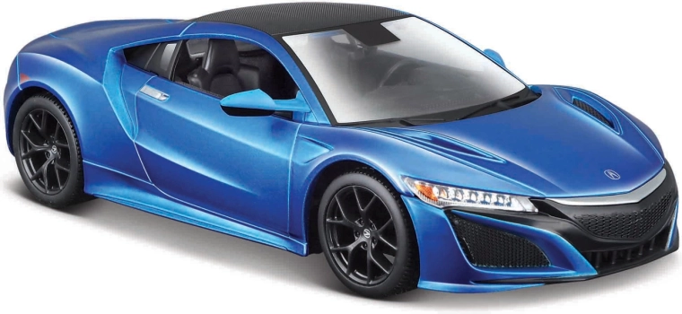Maisto Acura NSX 2018 modello in metallo 1:24 in blu metallizzato