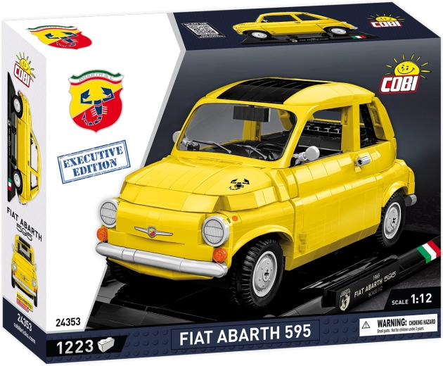 Cobi Fiat Abarth 595 Executive Edition set di costruzioni in scala 1:12 (1223 pezzi)