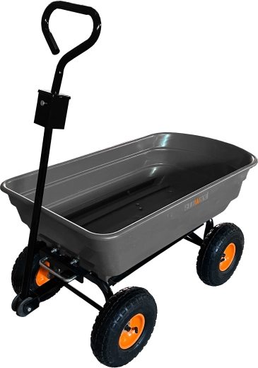 MalTec carrello da giardino con vasca ribaltabile 75 l, 300 kg