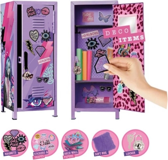 armadietto portagioie in metallo con scomparti WOW Generation