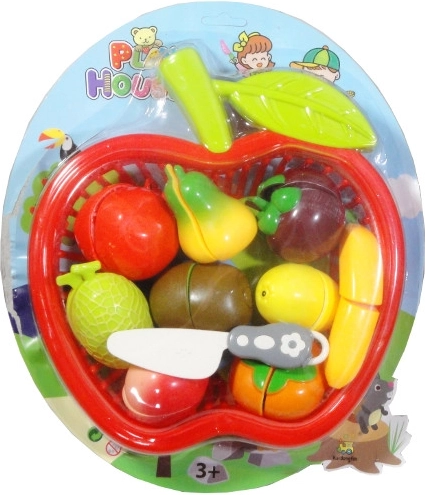 Frutta e verdura da tagliare nel cestino