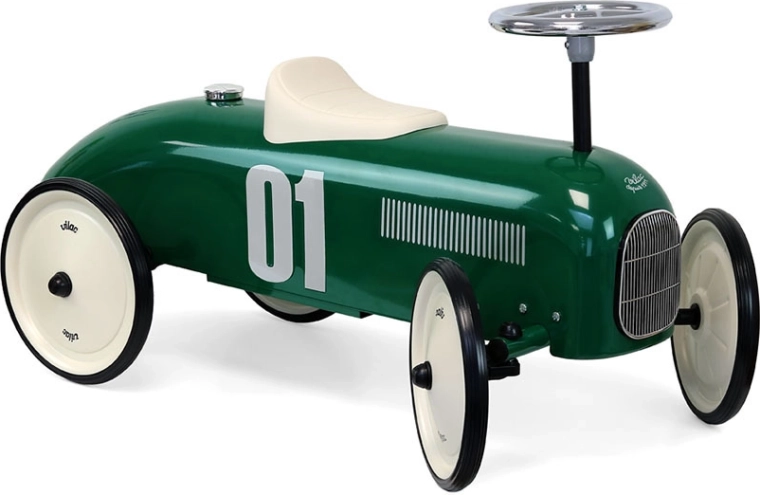 Vilac cavalcabile vintage in metallo verde