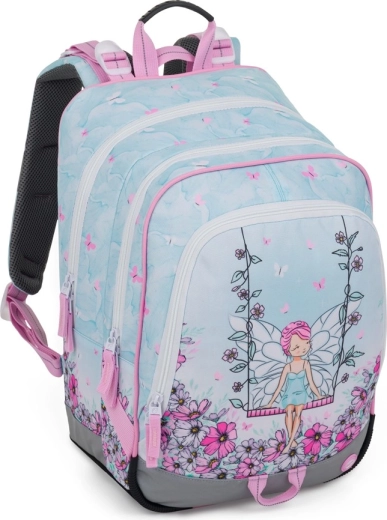 Zaino scolastico a tre scomparti Bagmaster ALFA 25 A Fata