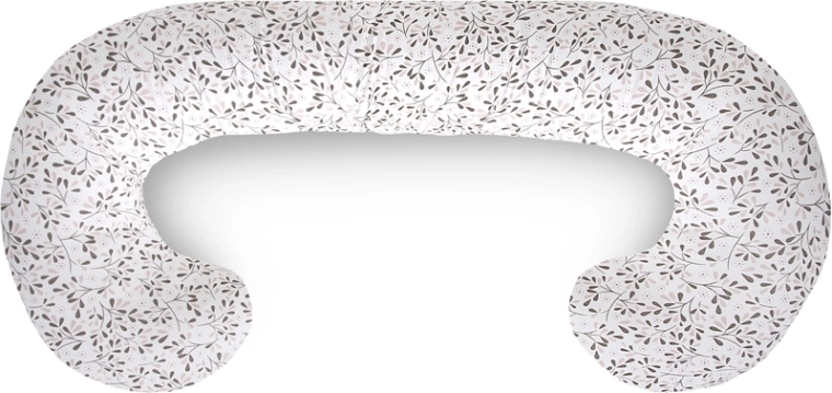 Cuscino per allattamento e gravidanza Ceba Cebuszka Duo jersey tiny leaves 300 cm