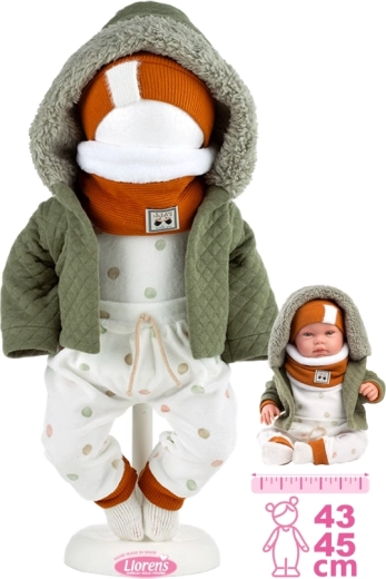 Abitino per bambola New Born 43–45 cm – set 6 pezzi