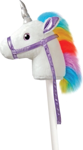 Giddy Ups dizzy unicorn cavallino di peluche su bastone 94 cm
