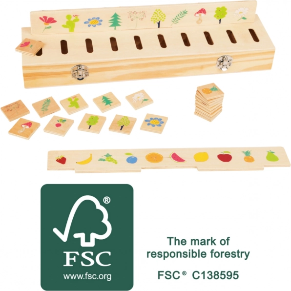 Giocattolo educativo motorico in legno per classificazione Small Foot