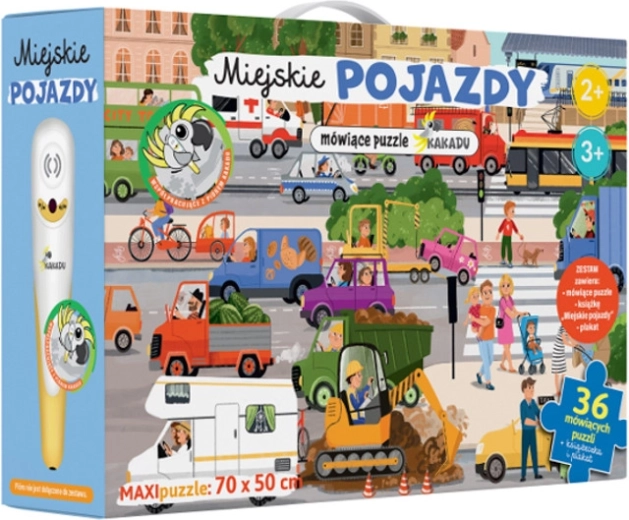 Puzzle parlante Kakadu – veicoli cittadini