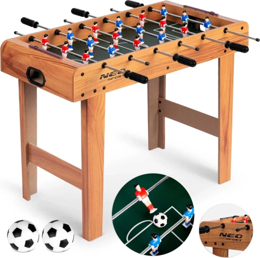Calcio balilla da tavolo NEO SPORT in legno 70 × 37 × 62 cm