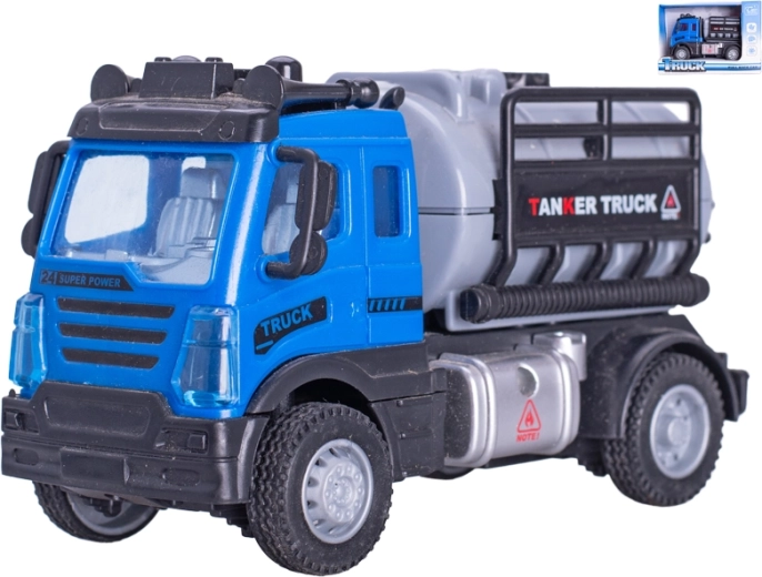 Camion cisterna 12 cm con meccanismo a retrocarica