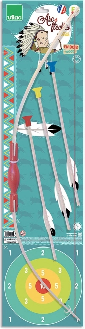 Vilac set di tiro con l’arco con ventose per bambini
