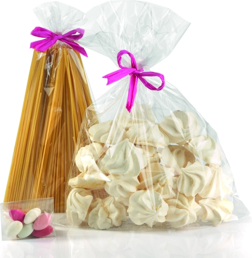 Sacchetto di cellophane 10 × 15 cm trasparente