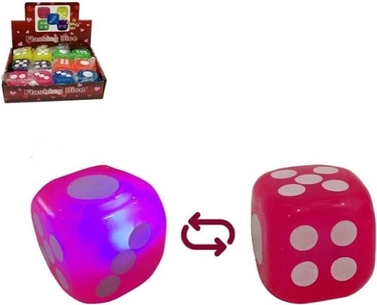 Cubo luminoso 4 cm - 1 pezzo