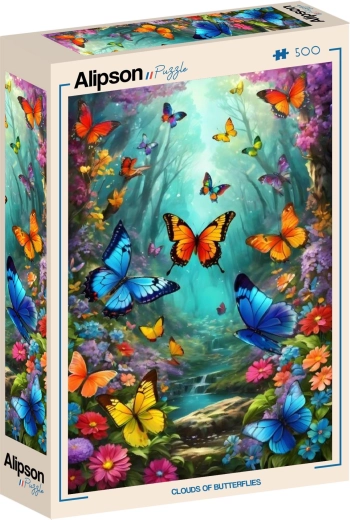 Puzzle Alipson Nuvole di farfalle da 500 pezzi