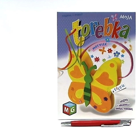 MOJA TOREBKA borsetta in feltro Farfalla