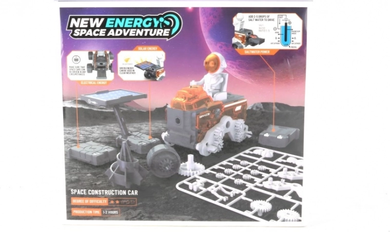 Auto spaziale – modello educativo a propulsione solare, ad acqua salata ed elettrica