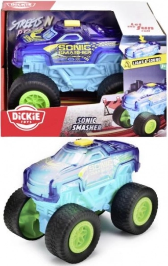 Auto Sonic Smasher a frizione 17 cm con luci e suoni