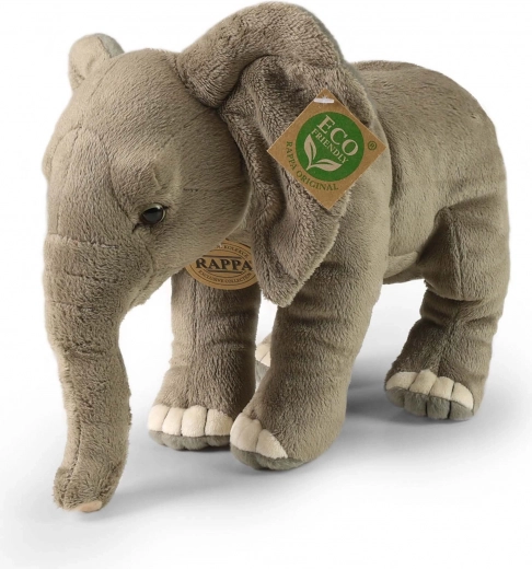 elefante africano di peluche 28 cm eco-friendly