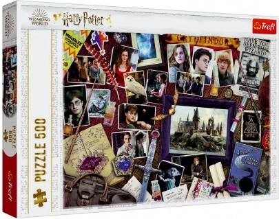 Puzzle Harry Potter 500 pezzi Monumenti di Hogwarts Trefl