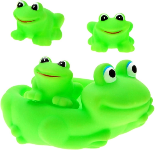 Rane verdi in gomma per il bagno – set da 4 pz