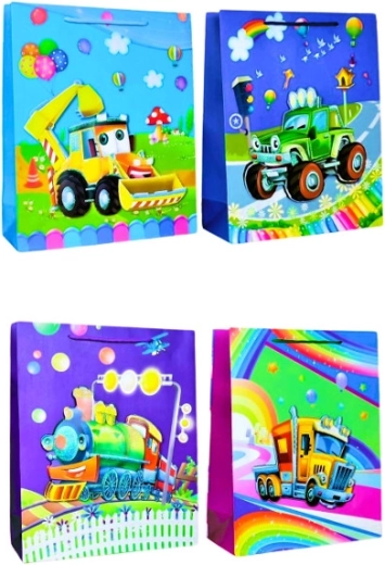 Borsa regalo M per bambini – mix di motivi