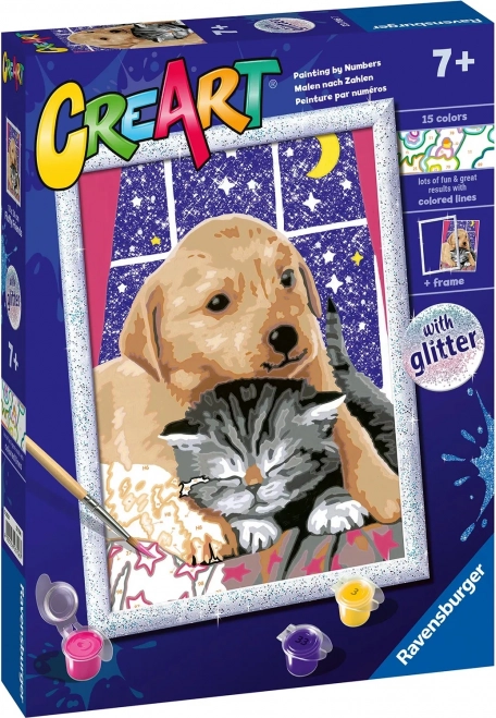 CreArt Fluffy Friends – pittura per numeri