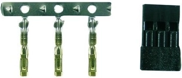Set di connettori servo JR con contatti dorati