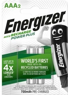Batterie ricaricabili Energizer Power Plus AAA 700 mAh - 2 pezzi