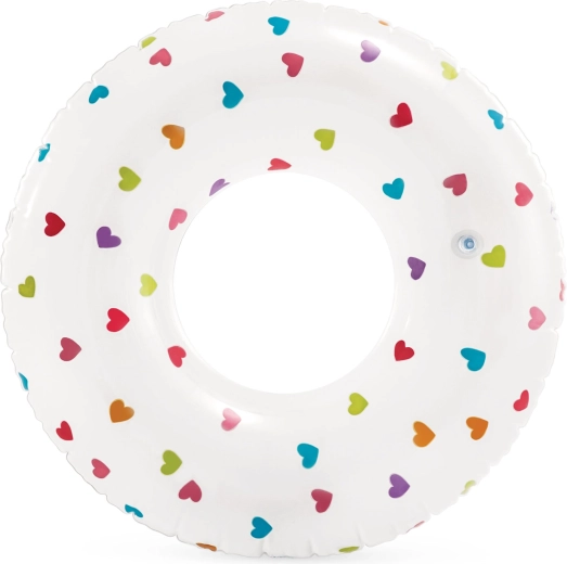 Ciambella gonfiabile da nuoto con cuoricini 81 cm INtex