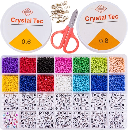 Set di perline per realizzare braccialetti e gioielli