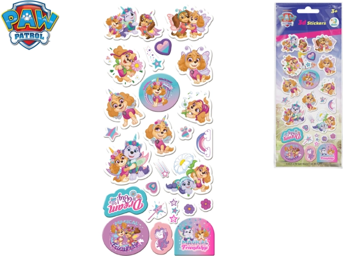 Set di adesivi 3D Paw Patrol (Tlapková patrola)