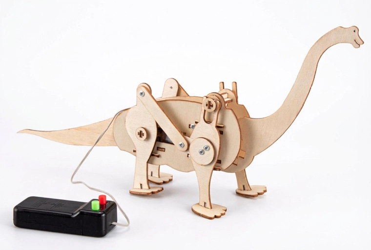 Kit di costruzione dinosauro Brachiosauro con cavo