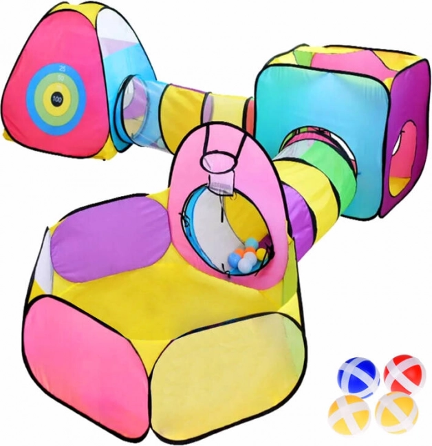 Mega centro giochi Set di tende 5in1 Tende con tunnel ZA4974