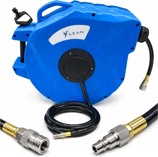 Avvolgitore automatico per tubo pneumatico 20 m, 8×12 mm, 24 bar