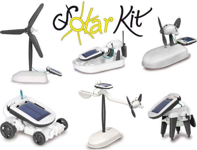 JAMARA kit solare 6 in 1 bianco e nero