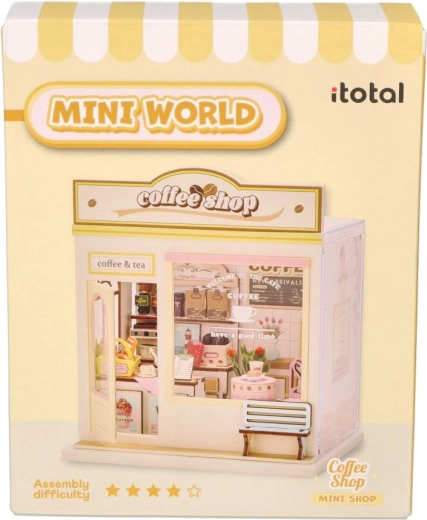 i-Total Mini diorama DIY caffetteria da assemblare
